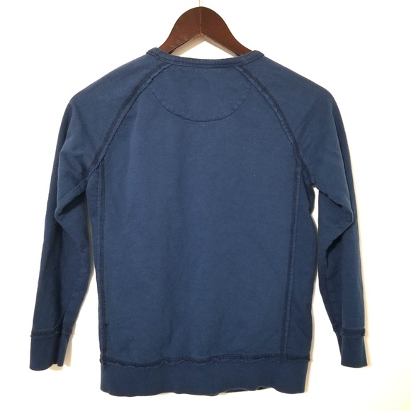 Lucky Brand Crew Neck Sweatshirt W/Pockets & Logo - Picture 5 of 7